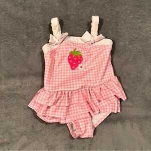 Penny M. Baby/Toddler Girls Strawberry Swimsuit Only - Size 18 Months